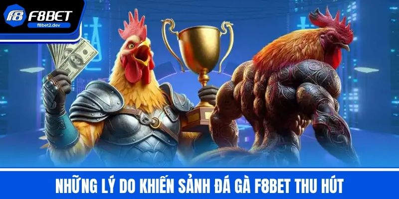 Đá Gà F8BET - Giải Trí Cực Độ Với Những Trận Đá Kịch Tính 3 Những lý do khiến sảnh Đá Gà F8BET thu hút