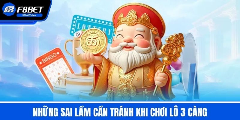 Lô 3 Càng Ăn Bao Nhiêu Cùng Cách Tính Đơn Giản Dễ Trúng 4 Những sai lầm cần tránh khi chơi Lô 3 Càng
